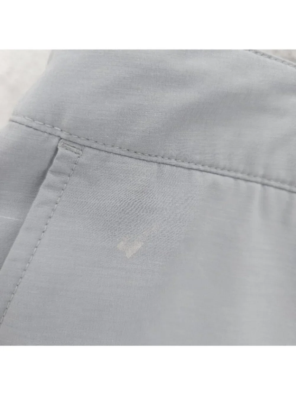 FAHERTY All Day Shorts Light Gray Black Drawstring Stretch Size 38